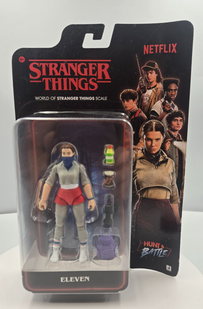 Stranger Things Hunt & Battle ELEVEN Season 5 Figure, Netflix Jazwares 2025 New