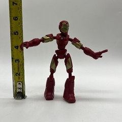 Marvel Avengers Bend and Flex Action 6” Flexible Iron Man Figure Toy W Accessory