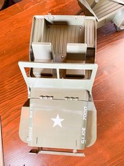 Vintage 1965 Hasbro GI JOE Official Military Jeep & Trailer 7000 Patent Pending