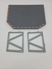 1985 Hasbro GI Joe USS Flagg Aircraft Carrier Parts ELEVATOR Deck 173061 & Sides