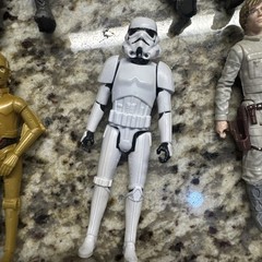 Lot Of 11 Star Wars, DC comics, & Loose Action Figures, No Accessories