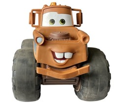 2014 Jakks Tow Mater Talking Toy Disney Cars Push and Pull Truck w/ Chain WORKS