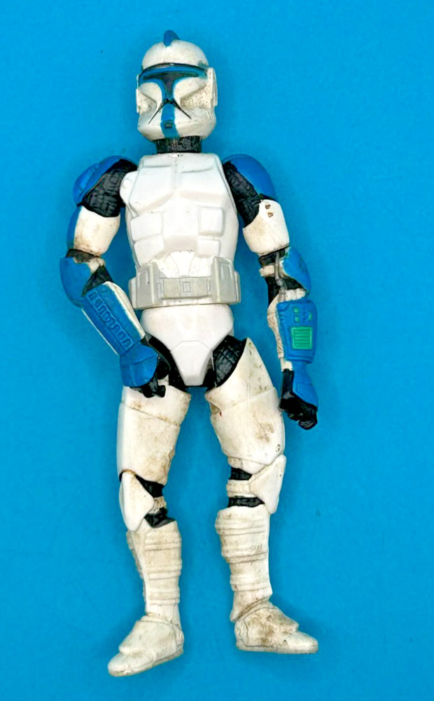 Arc Clone Trooper Lieutenant Blue Accents Loose-Star Wars Clone Wars