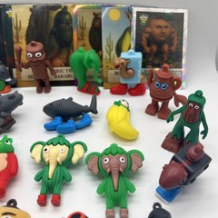 Italian Brainrot Toy Action Figures Brain Rot Lot Of 21 With12 Trading Cards