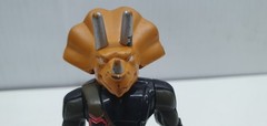 Teenage Mutant Ninja Turtles 2007 TMNT Triceraton Warrior Action Figure 8cm Used