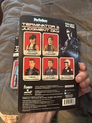 New ReAction Terminator 2 Judgement Day T1000 Action Figure Set Of 2 Un-Punched!