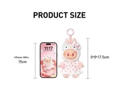 Authentic Labubu The Monsters Hello Kitty And Friends Sanrio Vinyl Plush Pendant