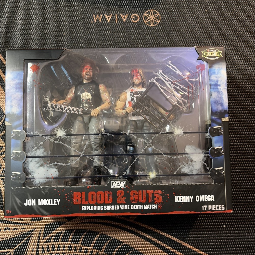AEW Blood and Guts Kenny Omega and Jon Moxley Ringside Exclusive