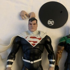 McFarlane Lord justice Superman, Green lantern Simon Baz pristine condition