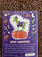 The Screaming Halloween Goat “Ahhhhh!” Mini Kit – Mini Toy + Book 2025 NEW