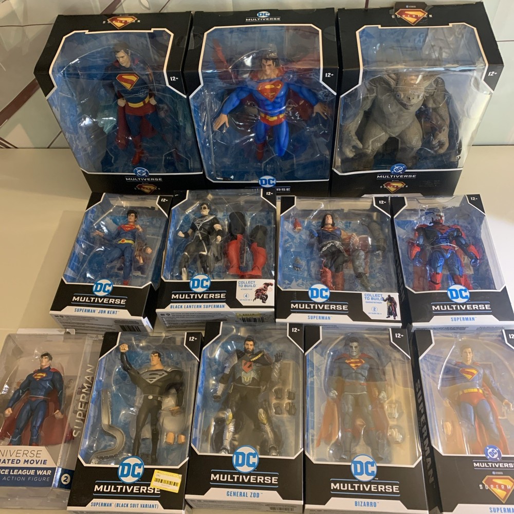 McFarlane Toys DC Multiverse Superman Lot Of 12 New