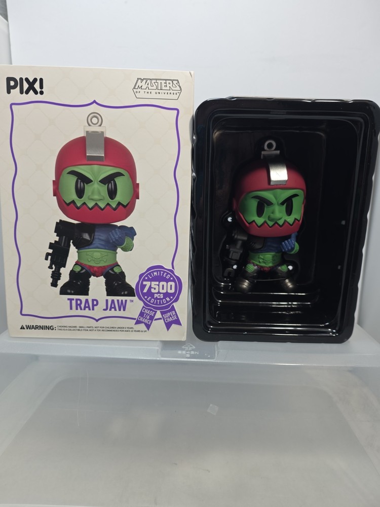 PIX! Masters of the Universe Hero Trap Jaw Vinyl Figure Thrilljoy Common (A2)