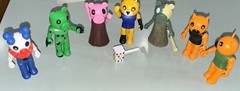 Piggy By MiniToon Loose Lot Of 7 Action Figures