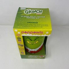 Poppowls Grinch Green Popcorn Kit: Bucket, 2 Bowls, Popcorn + Seasoning