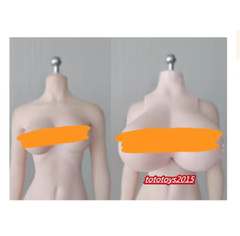 1:6 Scale Huge Breast Kits Cover Model Fit 12” Female PH TBL Figure Body Doll