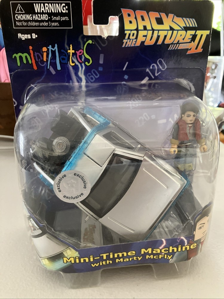 2010 Minimates Back to the Future 2 Marty McFly Delorean Brand New Sealed BTTF