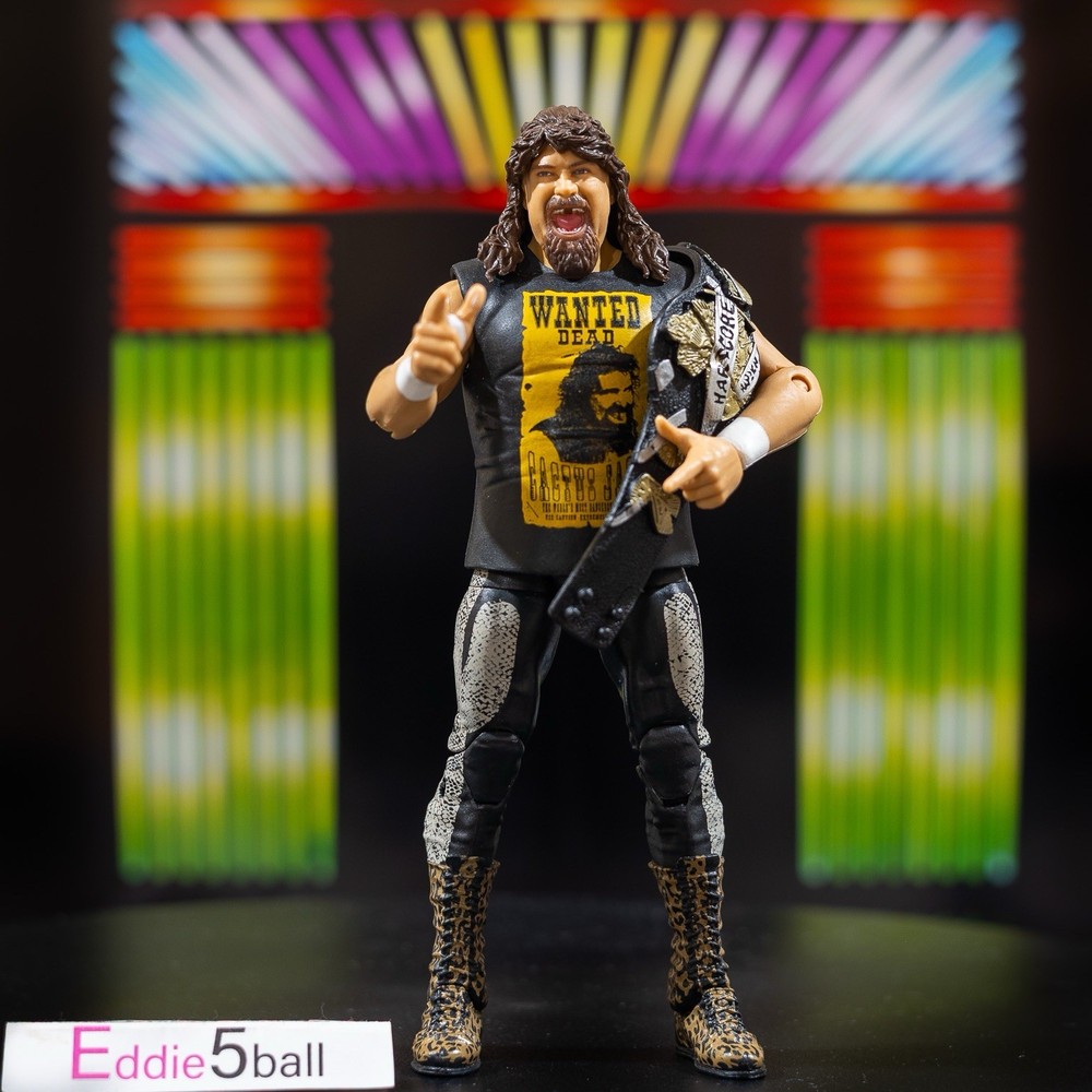 WWE MATTEL ELITE 48 Mattel Cactus Jack Foley Mankind UE Toy Figure WCW ECW