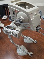 1982 Star Wars Scout Walker AT-ST Kenner Original Incomplete