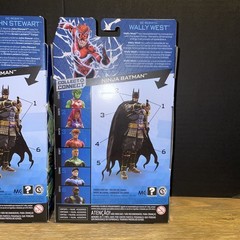 DC Multiverse John Stewart & Wally West Figures Click & Connect Ninja Batman