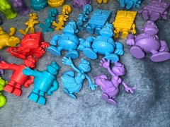 Spongebob Squarepants Tiny Mights Mites Culturefly Lot Of 34 Red Gold Green Blue