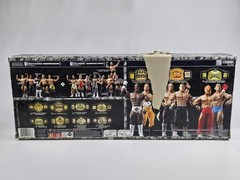 WWE Batista & Rey Mysterio Tag Team Championship Belt Figure Set New -torn pack