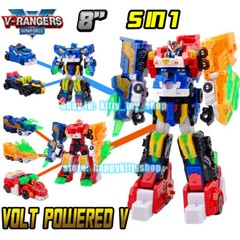 Miniforce V-Rangers Mini Volt Legend King V Combiner Robot Figure Boys Toy Car