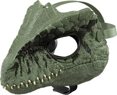 Jurassic World Dominion Giganotosaurus Mask Green Raptor Dinosaur Park Costume