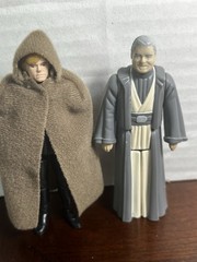 VINTAGE KENNER STAR WARS 1983-84 LUKE JEDI AND ANAKIN SKYWALKER FATHER & SON LOT