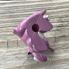 Vintage Pokemon Nidoking PVC Figure Pencil Topper 1999 Nintendo Tomy