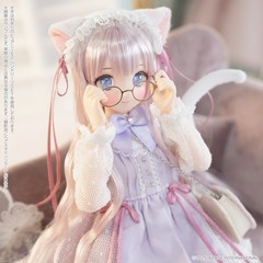 Azone Dreamin Mebae A Gift From M.k White Cat 22.5cm/8.8In 1/6 Full Set Gift