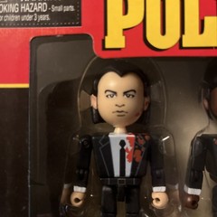 NECA 4 Mini Figure Set Pulp Fiction Clean Up New)