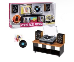 MGA’s Miniverse Real Music Record Player Mini Collectibles Mini Playable Record