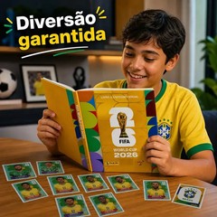 Panini Golden Album 2026 World Cup Hardcover FIFA WC Brazilian Edition