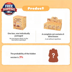 Cat Bake Shop Series Blind Box Figures, Random Design Action Figure | Collectibl
