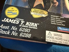 Star Trek Collector Series Captain James T Kirk Action Figure Playmates 1995 NIB