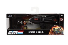 G.I. Joe 1:32 H.I.S.S. Die-Cast Car & 1.65″ Destro Figure, Toys for and Adults