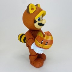 Super Mario Bro Movie TANOOKI 2.5 & 5” Action Figures Jakks Pacific Toys Raccoon