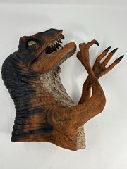 12″ VELOCIRAPTOR SOUNDBYTES HAND PUPPET 1996 Jurassic Park Lost World Dinosaur