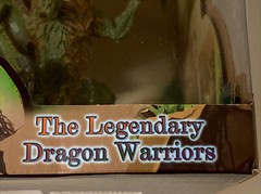 The Legendary Dragon Warriors Red Green Winged Toy 4” Figurine New In Box Age 3+