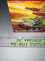 VINTAGE 1986 STARCOM M-6 RAILGUNNER NIB COLECO BRAND NEW IN OPENED BOX 🔥