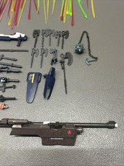 LOT OF 70 Gundam Bandai Fighter Gundam Action Figure Hands Swords Axe Shields