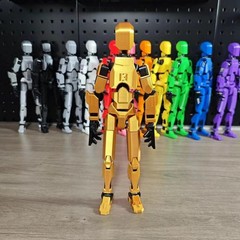 Ready to Play T13 Action Figure – Unique 3D Printed Collectible with Accessories