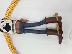 Disney Pixar Thinkway Toy Story Woody Pull String Talking Doll 15” NO HAT, WORKS