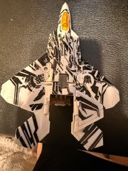 Transformers Deluxe Starscream Figure Dark Of The Moon F-22 Raptor Incomplete