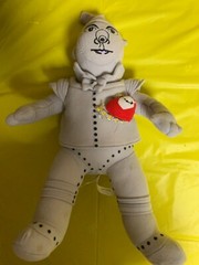 Plush Tin Man, Sugar Loaf The Wizard of Oz Nanco & Vintage HB Wizard of OZ Book