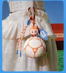 POP MART THE MONSTERS × FIFA Series Football Shaped Mini Bag Charm Blind Box