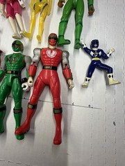 Power Rangers Action Figure Lot MMPR Dino Thunder Ninja Storm Mystic Force 8