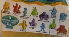 Spongebob Squarepants Tiny Mights Mites Culturefly Lot Of 4 Sets Of 3 NEW