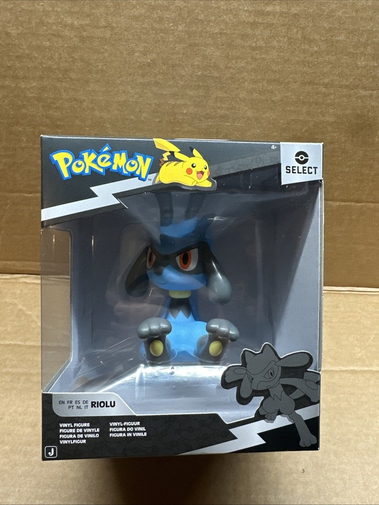 Pokémon Jazwares Riolu Series 4 Pokemon Vinyl 4″ Figure 2025 – NEW
