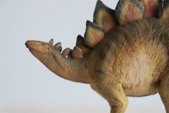 PNSO 1/35 Stegosaurus with Cubs Figure Model Dinosaur Collections Toys Gift